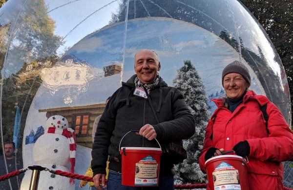Charity snow globe